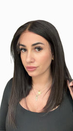 Raw Hair Wig RAVEN – 13x6 HD Lace | 12" | 150% Dichte | Dunkelbraun| Glatt (Straight)